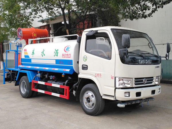 國五東風(fēng)小多利卡5方抑塵車 綠化噴灑車