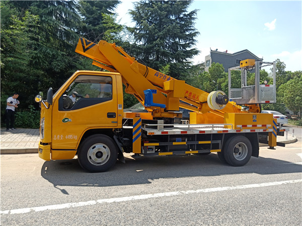 17.2米藍(lán)牌伸縮臂高空作業(yè)車-國六江鈴