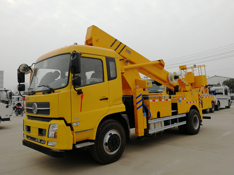 東風(fēng)天錦26米伸縮臂高空作業(yè)車(chē)-直臂式高空作業(yè)車(chē)