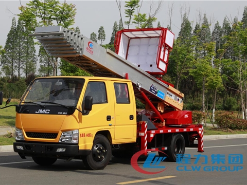 韓國進(jìn)口江鈴28米/30米/33米云梯搬家車-程力云梯車