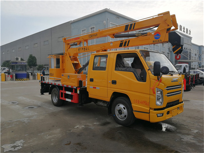 國(guó)六江鈴藍(lán)牌13米高空作業(yè)車(chē)-潤(rùn)力高空作業(yè)車(chē)