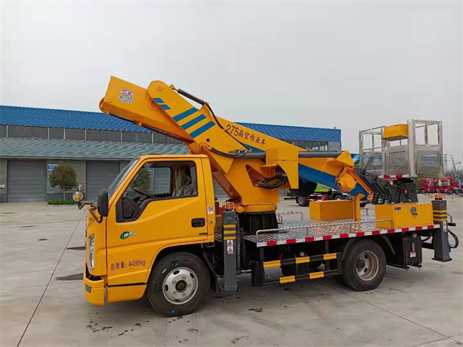 新款江鈴27米藍(lán)牌高空作業(yè)車(chē)